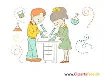 Bilder für den Unterricht - Chemie-Unterricht Illustration