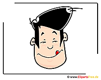 Cartoon gezicht - gratis cliparts