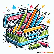 Federmäppchen Clipart