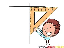 Geometrie Unterricht Clipart, Bild, Illustration