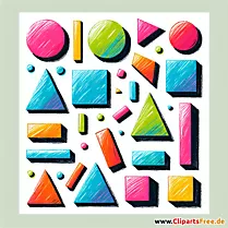 Grundformen Clipart