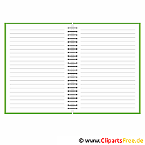 Notebook afbeelding clip art gratis