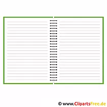Heft Bild-Clipart gratis