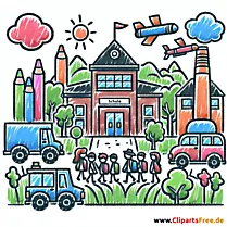 Klassenfahrt Clipart