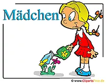 Mädchen Cliparts free - Schule Clipart