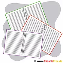 Schreibblöcke Bild Clipart