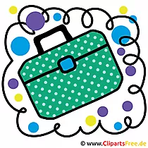 Schule Clip Arts free - Schultasche Bild