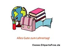 Tag der Lehrer Clipart, Bild, Glückwünsche