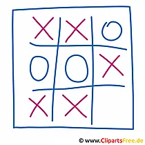 Tic Tac Toe Bild - Cliparts Schule