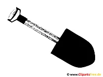 Clipart PNG Spaten