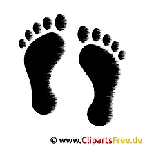 Footprint Clipart za darmo