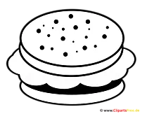 Hamburger Clipart Food