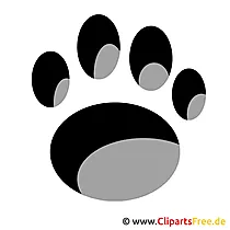 Hund Pfote Clipart
