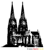 Köln Clipart-Illustration