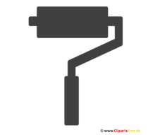 Rolle für Anstrich Bild - Clipart