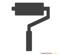 Rolle für Anstrich Bild - Clipart