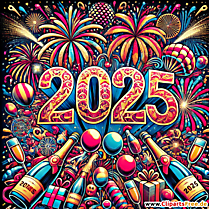 2025 Clipart Szczęśliwego Nowego Roku
