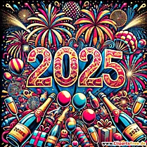 2025 Clipart Gelukkig Nieuwjaar