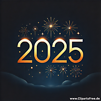 Kartkę z życzeniami na rok 2025 do wydrukowania