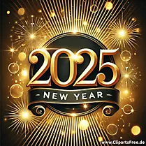 E-kaart Gelukkig Nieuwjaar 2025