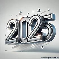 Oudejaarsclipart 2025