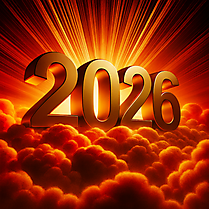 2026 Frohes Neues Jahr goldene Buchstaben