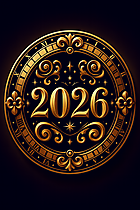 2026 Gratulation zum Silvester