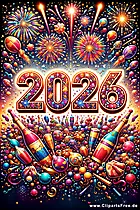 2026 Silvester Bild kostenlos