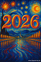 Zahl 2026 - Bilder zum Silvester