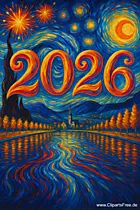 Zahl 2026 - Bilder zum Silvester