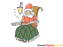 Bild Santa Claus zum Neujahr