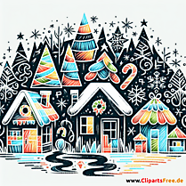 Clipart Silvester kostenlos herunterladen