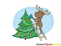 Clipart zum Silvester, Neujahr kostenlos