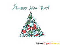 Digital Postcard zum Neujahr