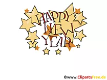 e Karte Happy New Year
