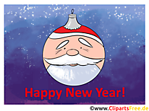 Ecards Frohes Neues Jahr kostenlos per Mail verschicken