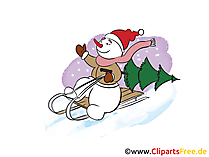 Free Clip Art Silvester, Winter, Weihnachten