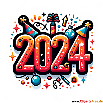 2024 Bild zum Silvester