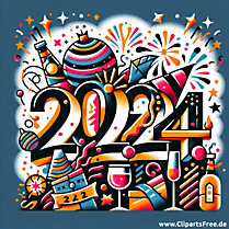 Collage zum Silvester 2024