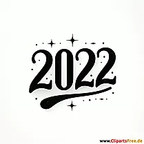 Frohes Neues Jahr 2024 Bild schwarz-weiss