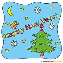 Frohes Neues Jahr Clipart