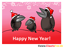 Frohes neues Jahr E Karte