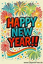 Happy New Year Clipart