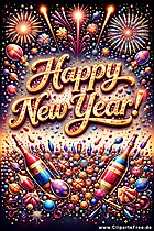 Happy New Year schöner Text zum Silvester