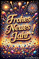 Frohes Neues Jahr Text Clipart