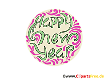 Grusskarten zu Silvester und Neujahr