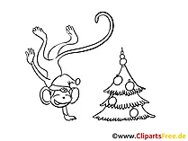 Happy New Year Coloring Page
