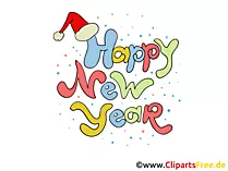 Happy New Year Greetings as eCards for free