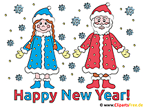 Happy New Year Karten