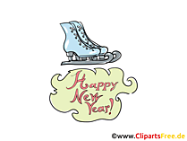 Kostenlose elektronische Grusskarte zum Neujahr